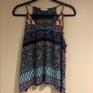 Paisley Patterned Top- Size L